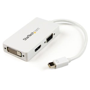 Connect a Mini DisplayPort-equipped PC or Mac® to an HDMI, VGA, or DVI Display