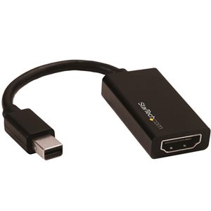 Connect your mDP computer to an HDMI display using this converter, which supports UHD resolutions up to 4K at 60Hz