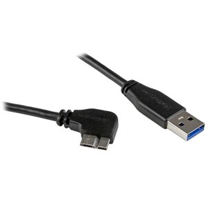 Position your USB 3.0 Micro devices with less clutter and according to your configuration needs, with a thin, more flexible cable