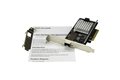 slide 5 of 5, zoom in, get advanced connectivity over multimode or single-mode fiber, by adding a 10gbase-lr/sr open sfp+ port to your server or workstation