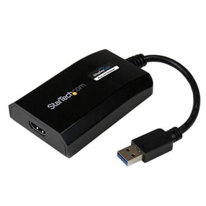 Connect an additional HDMI display to your Mac® or PC with USB 3.0 technology capable of video playback at 1080p