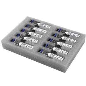 Maximize cost-savings and network performance with this bulk pack of single-mode/multi-mode Mini-GBIC modules