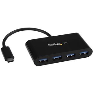 Turn your laptop’s USB Type-C port into four USB Type-A ports (5Gbps) using this bus-powered hub