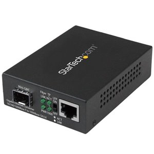 Convertissez et prolongez différents réseaux par connexion par câble à fibre optique Gigabit à l'aide du SFP de votre choix