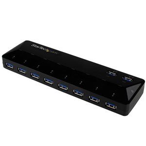 Add ten USB 3.0 ports, including two charging downstream ports, to your computer