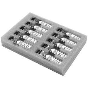 Maximize cost-savings and performance with this bulk pack of multimode Mini-GBIC modules