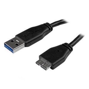 Minimize clutter and position your USB 3.0 Micro devices near your desktop or laptop easily, with a thin, flexible cable