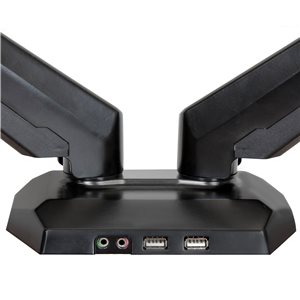 Create a more ergonomic dual-monitor setup