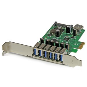 Get the scalability you need by adding 7 USB 3.0 ports with SATA power to your computer