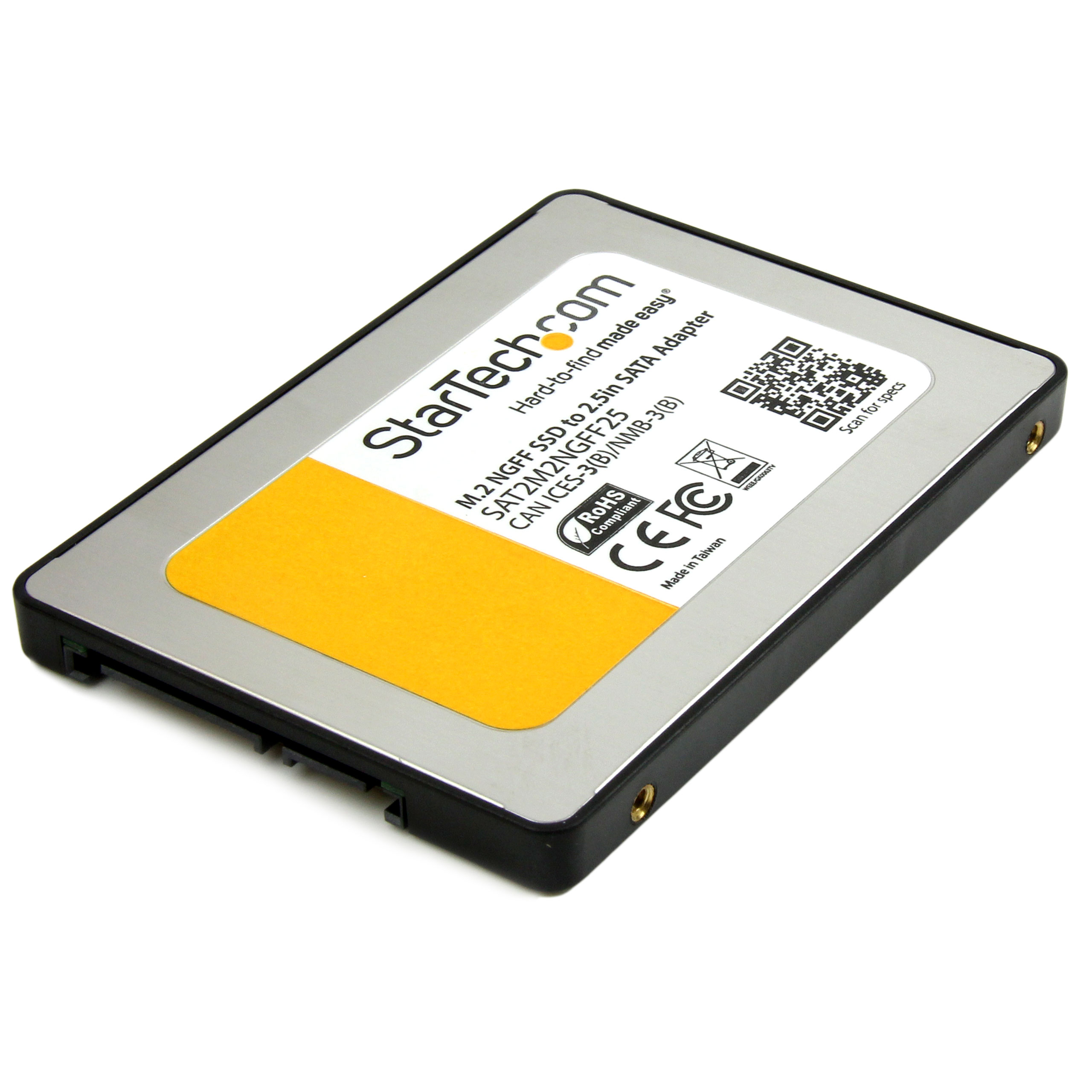 Traición alegría Tan rápido como un flash StarTech.com M.2 (NGFF) SSD to 2.5in SATA III Adapter - Up to 6 Gbps - M.2  SSD Converter to SATA with Protective Hous... | Dell USA