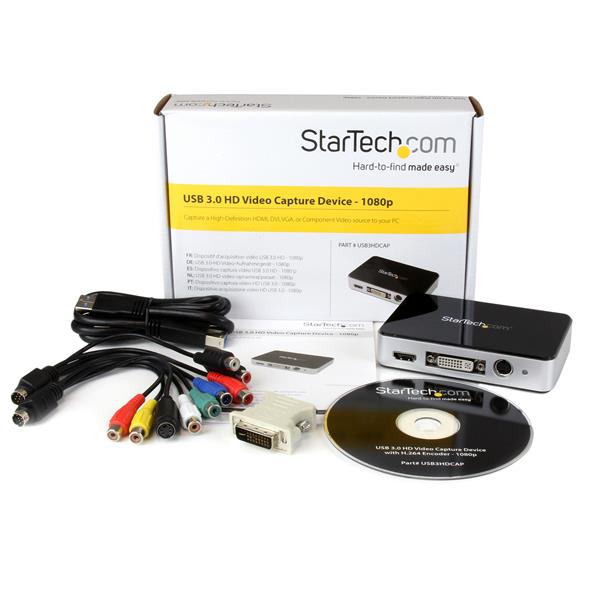 StarTech.com HDMI Video Capture Device - 1080p - 60fps Capture Card - USB  Video Recorder - with HDMI DVI VGA 