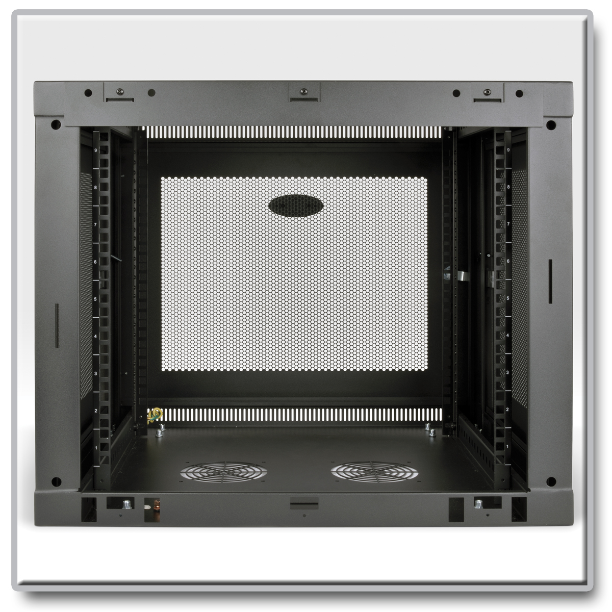 Tripp Lite 9U Wall Mount Rack Enclosure Server Cabinet Low Profile