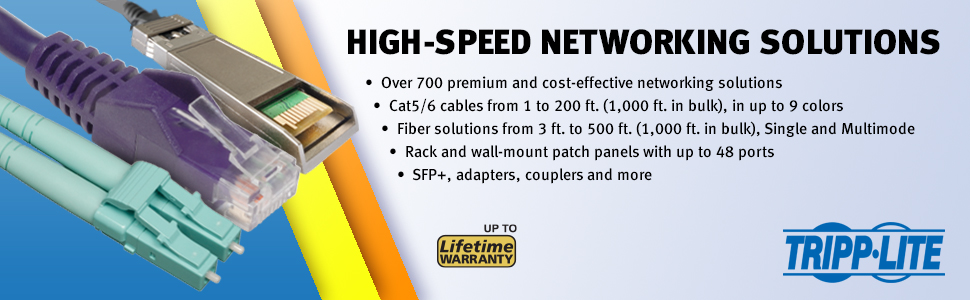 Tripp Lite 100G Multimode 50/125 OM4 Fiber Optic Cable (12F MTP