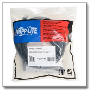 U328-025 - USB 3.0 SuperSpeed Active Repeater Cable (AB M/M), 25-ft - View #11