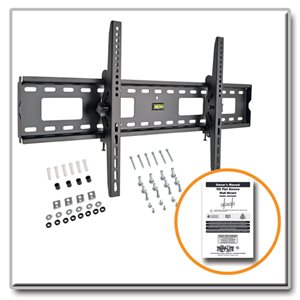 Low-Profile, Tilt Wall-Mount for 45”- 85” Large Digital Display Installations