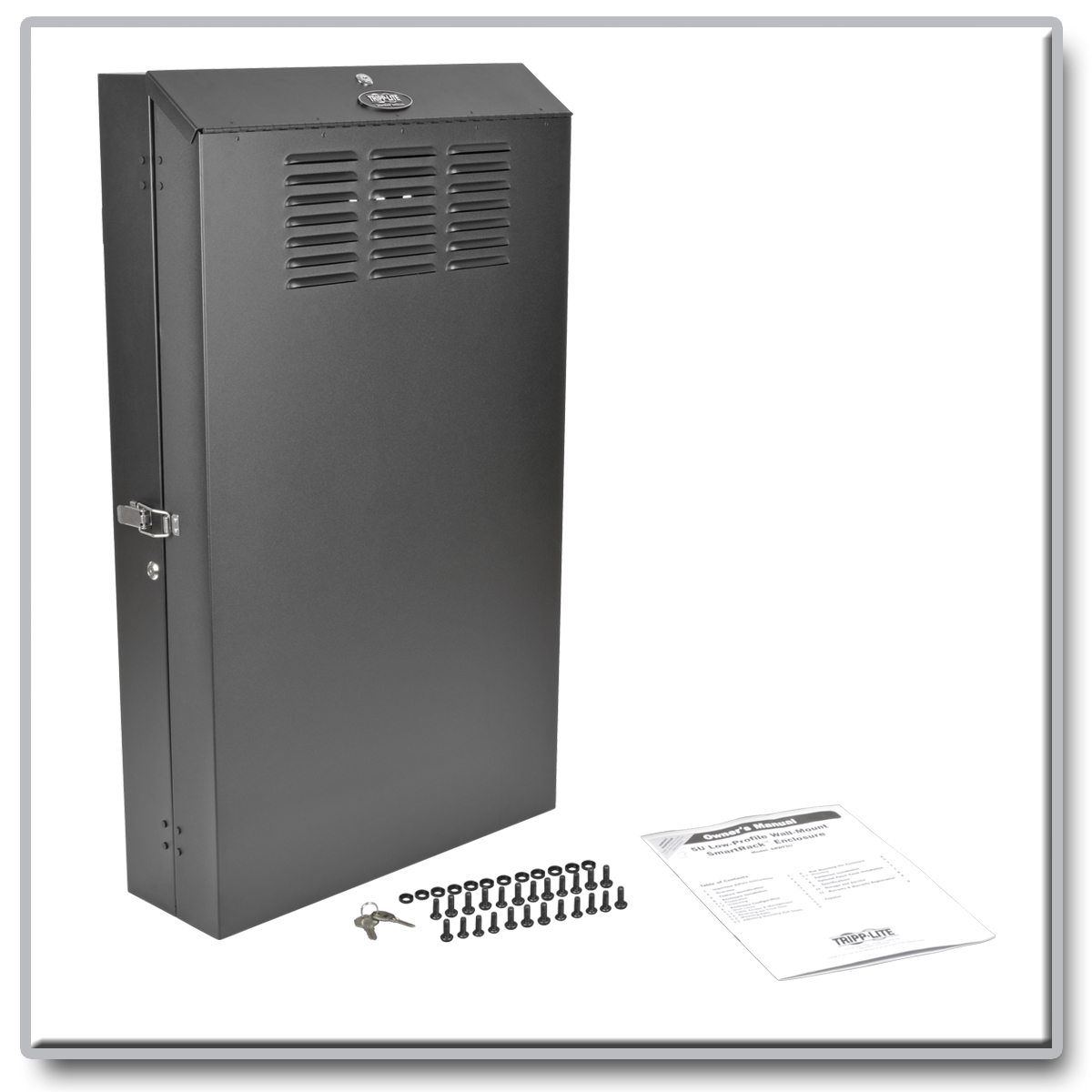 Tripp Lite SRWF4U36 4U Wall Mount Low Profile Rack Enclosure Cabinet 36 Tripp Lite SRWF4U36 4U Wall Mount Low Profile Rack Enclosure Cabinet 36