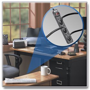 Economical 6-Outlet Power Distribution for Home and Office Applications