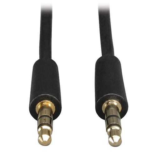 Standard Series 3.5mm Stereo Mini Plug to 2 RCA Plugs Audio Cable 25ft