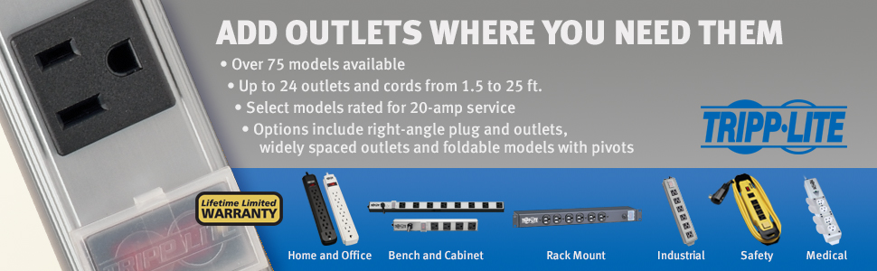 Economical 6-Outlet Power Distribution for Home and Office Applications