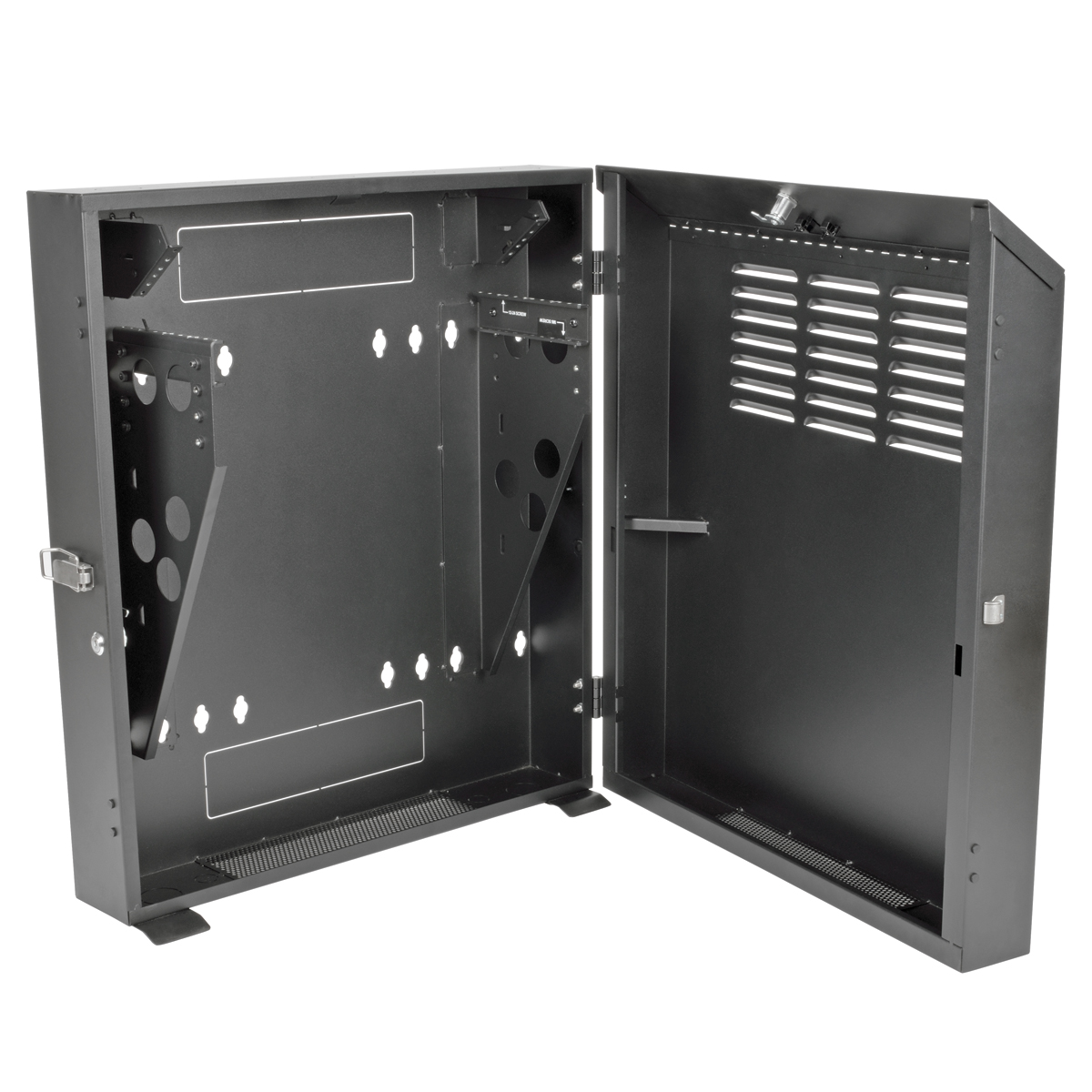 Tripp Lite 4U Wall Mount Low Profile Secure Rack Enclosure Cabinet ...