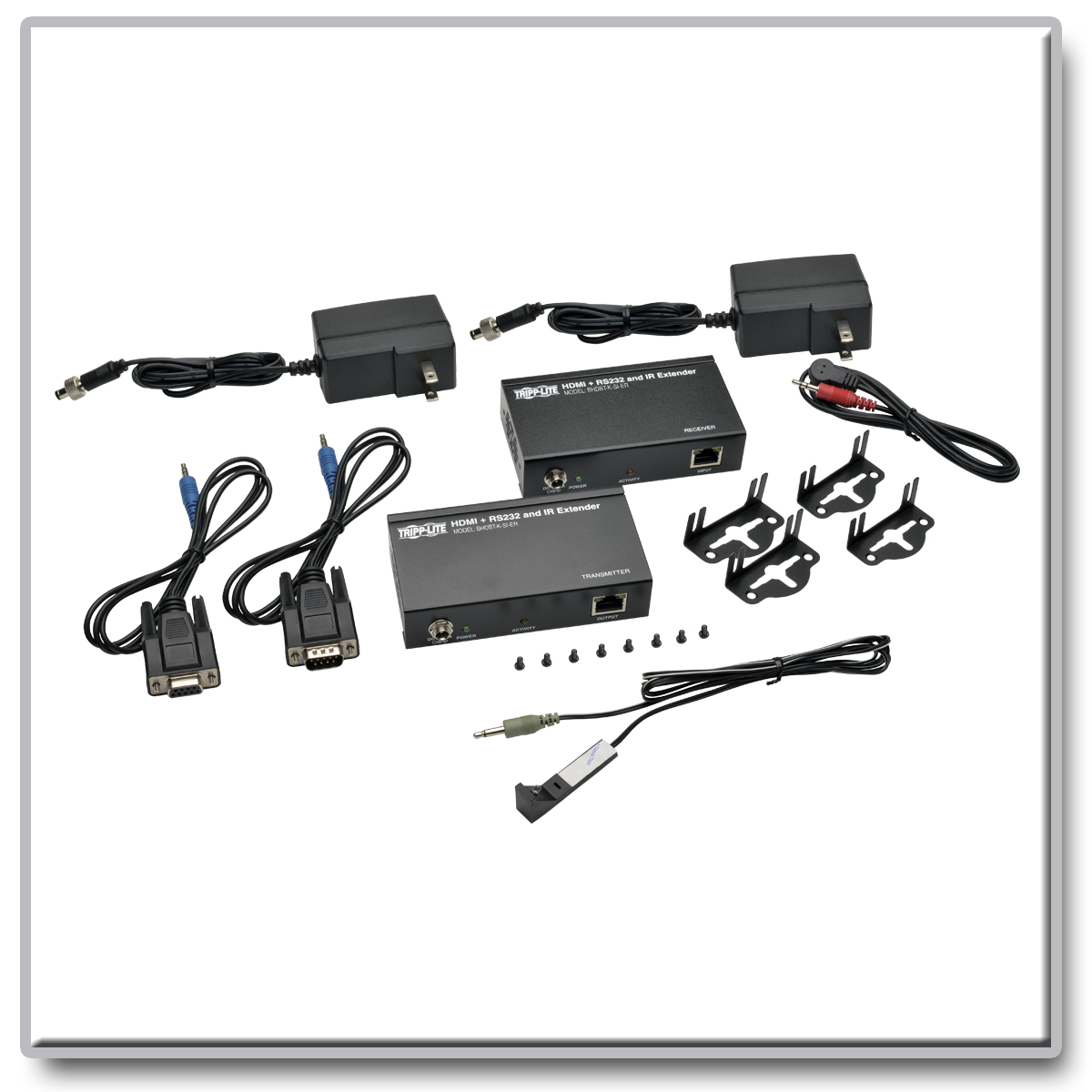 Tripp Lite HDBaseT HDMI Over Cat5e Cat6 Cat6a Extender Kit with Serial ...