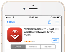 1. Download the free VIZIO SmartCast™ App.