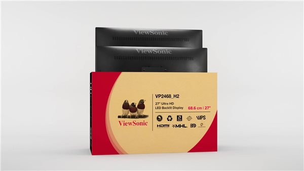 thumbnail video image 2 of ViewSonic VA2452SM_H2 24 Inch Dual Pack Head-Only 1080p LED Monitors with DisplayPort DVI and VGA, 2 of 10