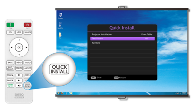 One-Touch Access to Install Functions