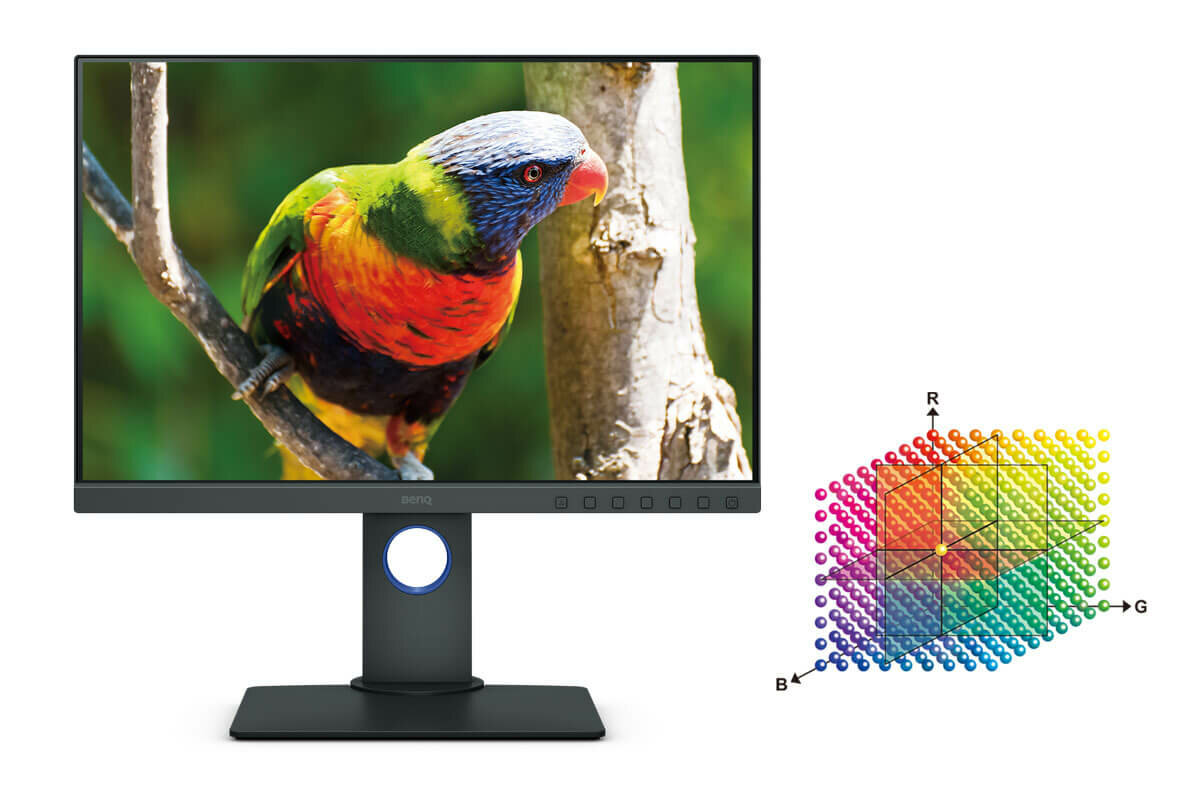 PhotoVue Photographer Professional Monitor with 24 inch, FHD 1080p, Adobe RGB |SW240