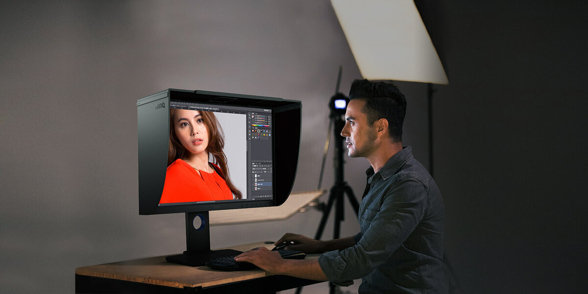 PhotoVue Photographer Professional Monitor with 24 inch, FHD 1080p, Adobe RGB |SW240
