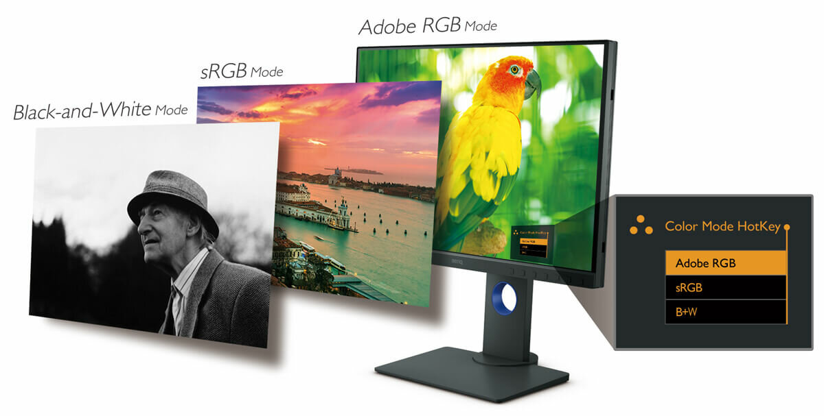 PhotoVue Photographer Professional Monitor with 24 inch, FHD 1080p, Adobe RGB |SW240