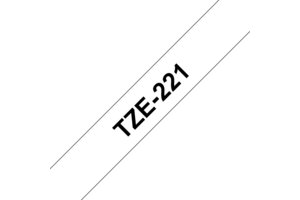 Bandă de etichete originală Brother TZe-251 – negru pe alb, lățime 24mm