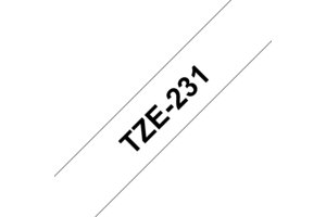 Brother TZe-231 Schriftband – schwarz auf weiß