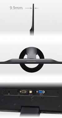 Complement your d&eacute;cor with a beautiful, thin design.