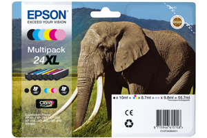 Multipack 6-colours 24XL Claria Photo HD Ink