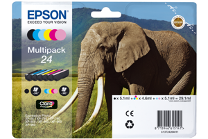 Multipack 6-colours 24 Claria Photo HD Ink