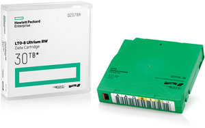 HPE LTO-8 Ultrium 30TB RW Custom Labeled Library Pack 20 Data Cartridges with Cases