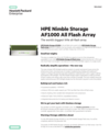 HPE Nimble Storage AF1000 All Flash Array data sheet (English)