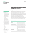 HPE Data Sanitization Storage and Server Services data sheet (English)