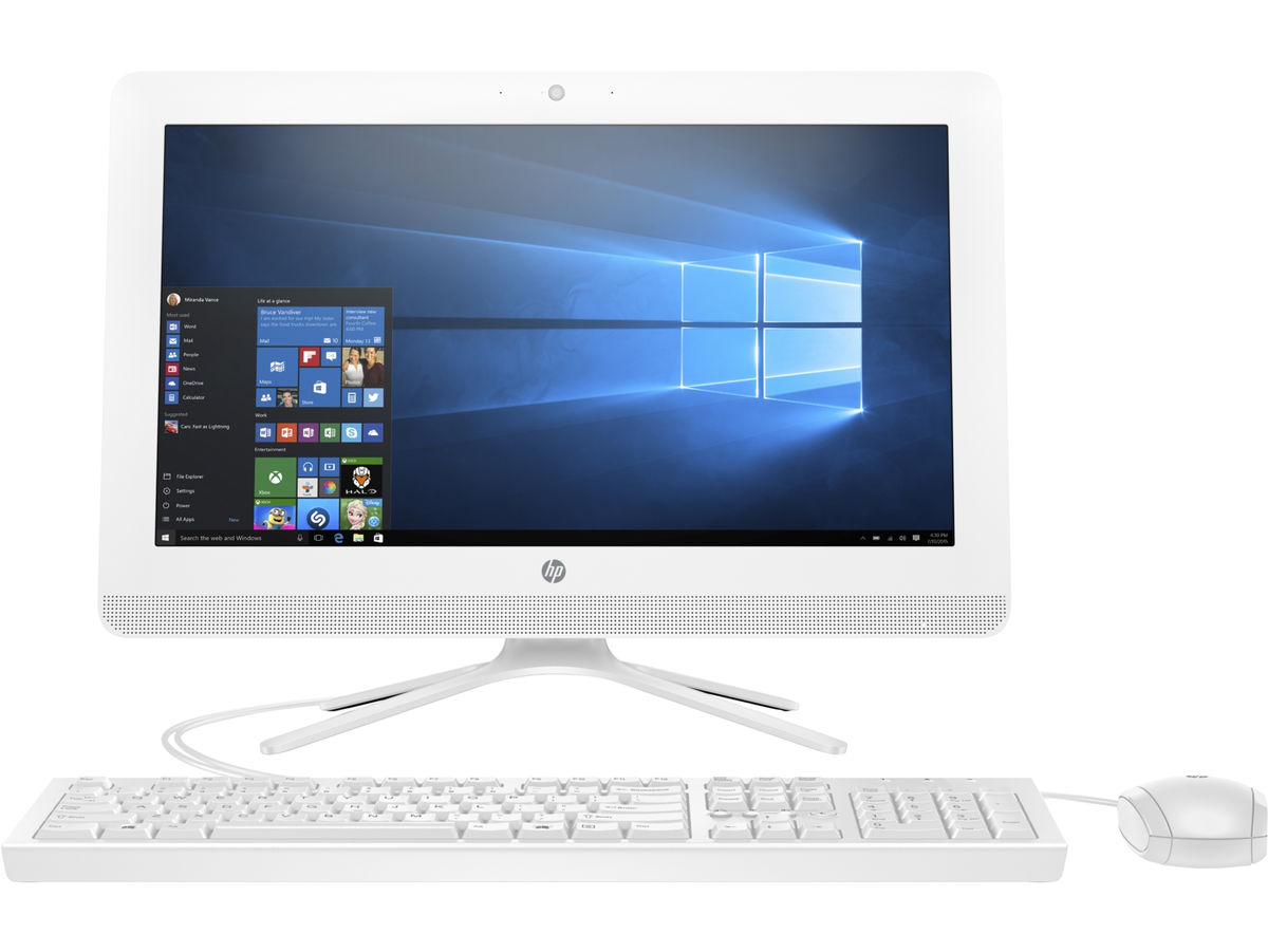 Refurbished: HP All-in-One Computer 20-C032 Celeron J3060 (1.60