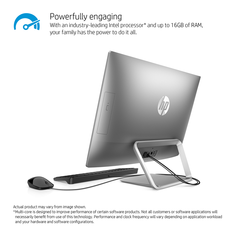 Refurbished: HP All-in-One Computer Pavilion 24-B017C Intel Core
