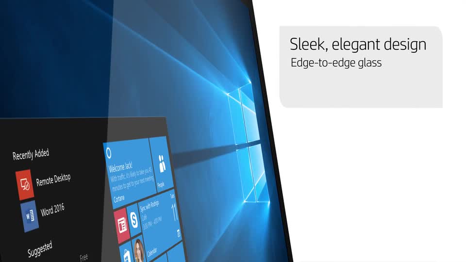 thumbnail video image 2 of HP ProOne 400 G3 20-inch Touch All-in-One PC, 2 of 6