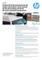 HP original long-life consumables are specifically designed for and tested with your HP device