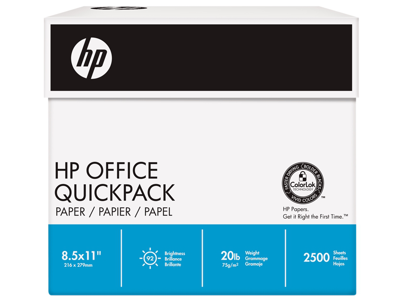 HP Office Quickpack-2500 sht/Letter/8.5 x 11 in