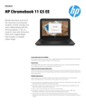 AMS HP Chromebook 11 G5 EE Datasheet