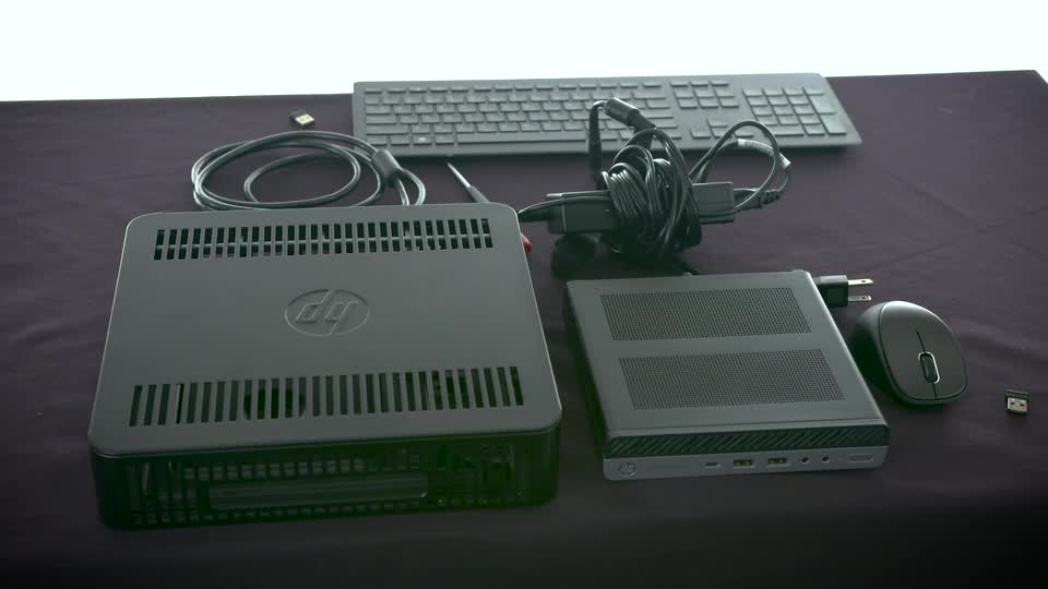 thumbnail video image 2 of HP EliteDesk Desktop Mini, 2 of 9
