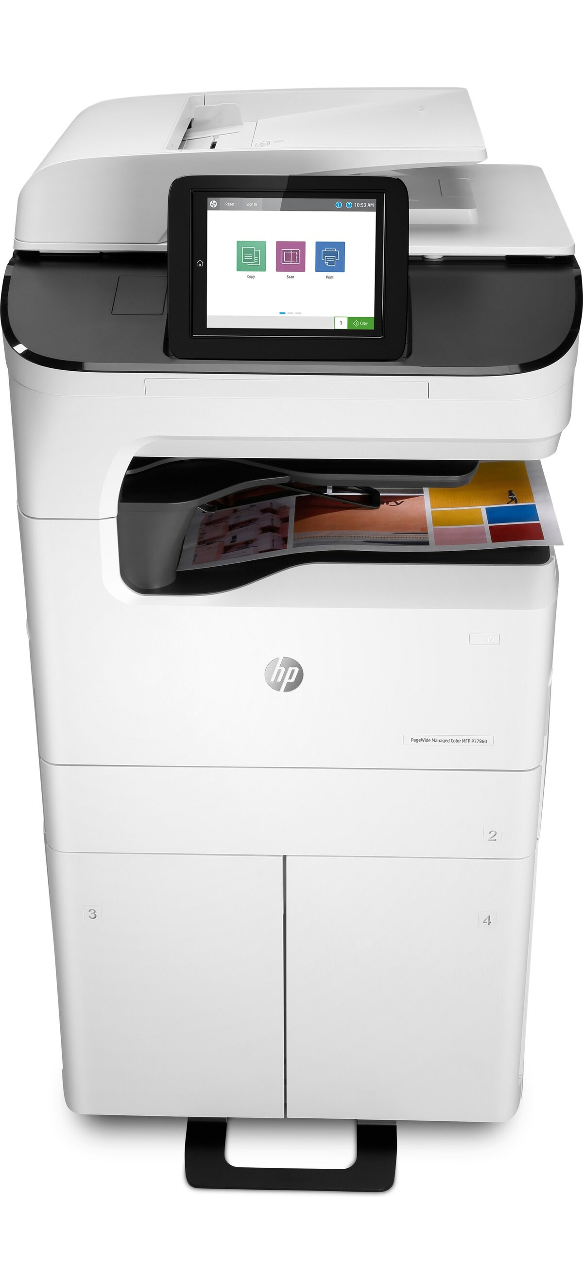 slayt 1/3, resmi daha büyük göster, hp pagewide yönetilen renkli mfp p77960dns