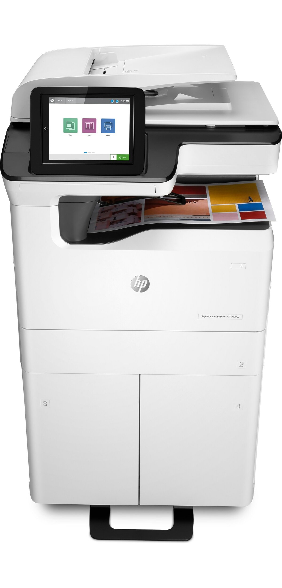 slayt 1/2, resmi daha büyük göster, hp pagewide yönetilen renkli mfp p77960dn