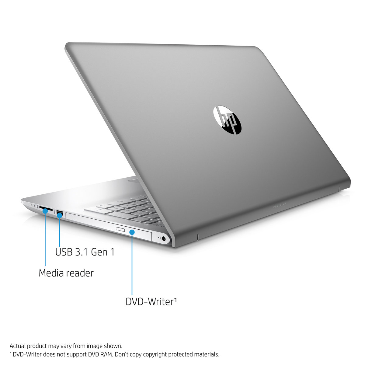 HP Silver Iridium A12 15-cd040wm 15.6? Laptop, Touchscreen