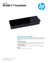 HP USB-C Travel Dock (English)